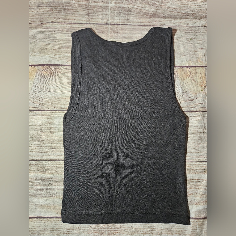 Blackcraft Cult Nope Planchette Gothic Slim Fit Cropped Tank Top - Picture 6 of 7